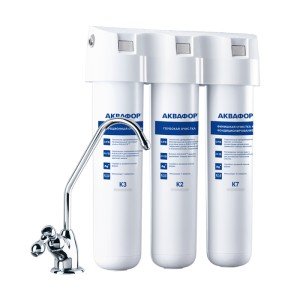 Проточная система Аквафор Кристалл + комплект сменных модулей на год